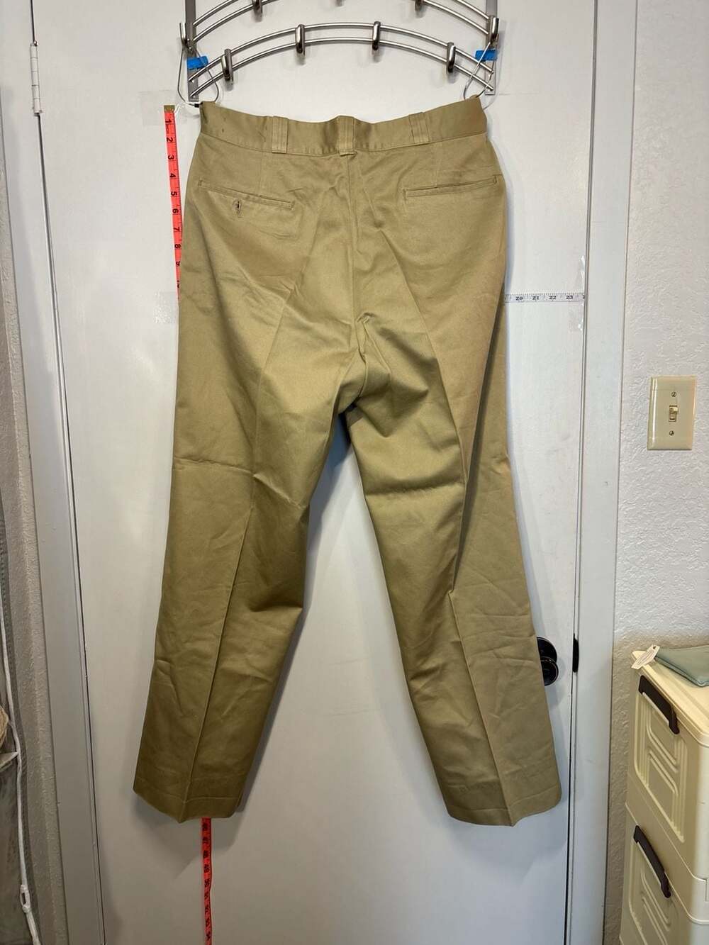 K: Original WWII Korean War US Army Chino Cotton Pants 34 not 32 - Picture 4 of 10